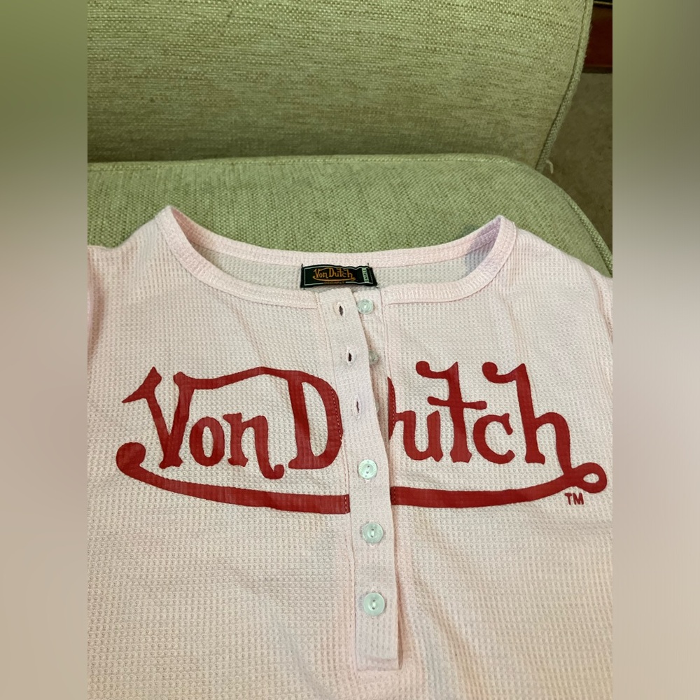 Pink von Dutch shorts and long sleeve shirt set - Picture 4 of 6